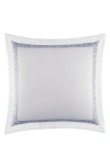 Laura Ashley Charlotte Throw Pillow In China Blue