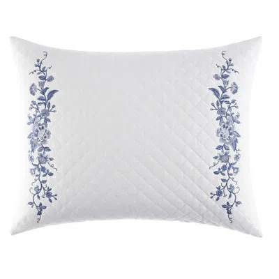 Laura Ashley Charlotte White Cotton Quilted Breakfast Pillow