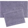 Laura Ashley Chenille Set Of 2 Bath Rugs In Wisteria Purple