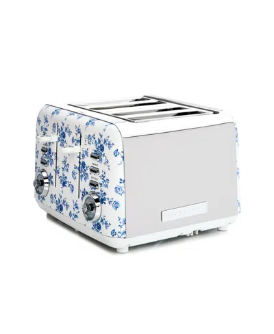 Laura Ashley China Rose 4-slice Toaster In White
