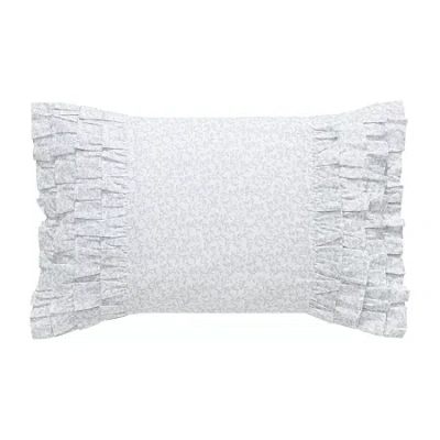 Laura Ashley Chloe 14x20 Rectangular Throw Pillow In Blue