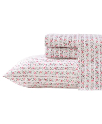 Laura Ashley Closeout!  300 Thread Count Cotton Sateen 4-pc. Sheet Set, Queen