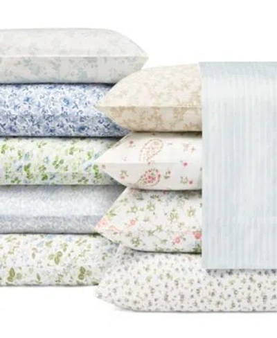 Laura Ashley Closeout  300 Thread Count Cotton Sateen Sheet Sets In Multi