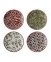 Laura Ashley Closeout!  Petit Plates Stockbridge Collectables Gift Set, 4 Piece In Mixed