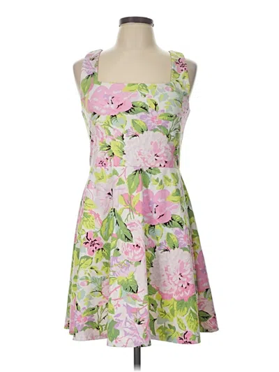 Pre-owned Laura Ashley Cocktail Dress In Pink