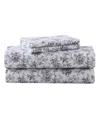 Laura Ashley Cotton Flannel 3 Piece Sheet Set, Twin
