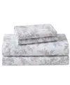 Laura Ashley Cotton Flannel 4-piece Sheet Set, King