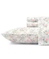 Laura Ashley Cotton Flannel 4-piece Sheet Set, King In Rosalie