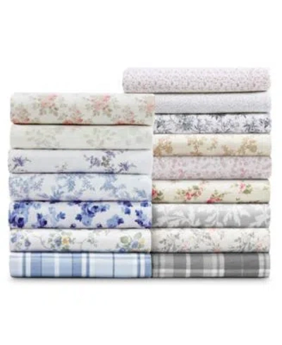 Laura Ashley Cotton Flannel Sheet Sets In Multi