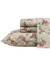 Laura Ashley Ashfield Percale Sheet Set In Ashfield Camel