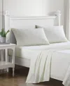 Laura Ashley Cotton Percale 4-pc. Sheet Set, King In Evie Sungold