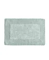 Laura Ashley Cotton Ruffled Bath Rug, 27" X 45"