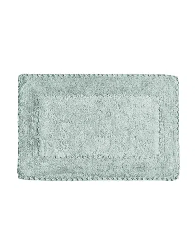 Laura Ashley Cotton Ruffled Bath Rug, 27" X 45"