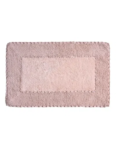 Laura Ashley Cotton Ruffled Bath Rug, 27" X 45"