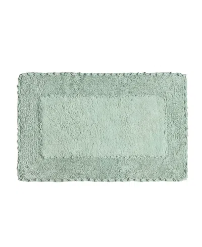 Laura Ashley Cotton Ruffled Bath Rug, 27" X 45"
