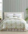 Laura Ashley Country Meadow Reversible Comforter Sets In Gold,cream