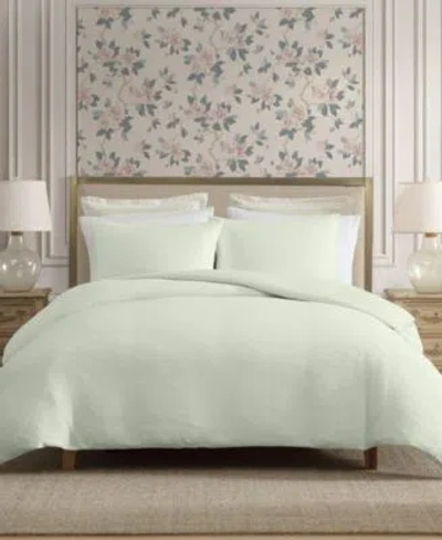 Laura Ashley Crinkle Woven Gauze Duvet Cover Sets In Snow