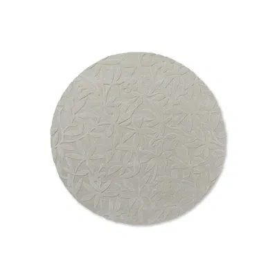 Laura Ashley Damask Hand Tufted Wool Area Rug In Gray