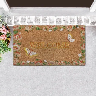 Laura Ashley Doormats Coir In Brown