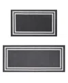 Laura Ashley Double Border Tufted 2-pc. Runner Rug Set