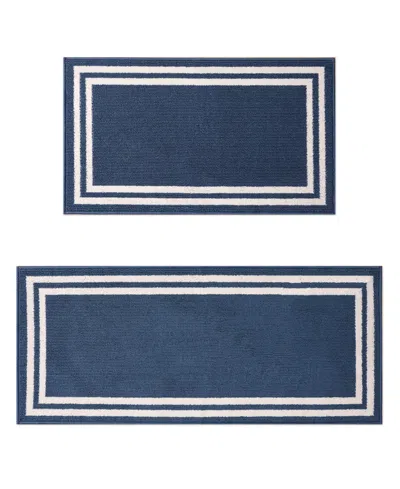 Laura Ashley Double Border Tufted 2-pc. Runner Rug Set In Multi