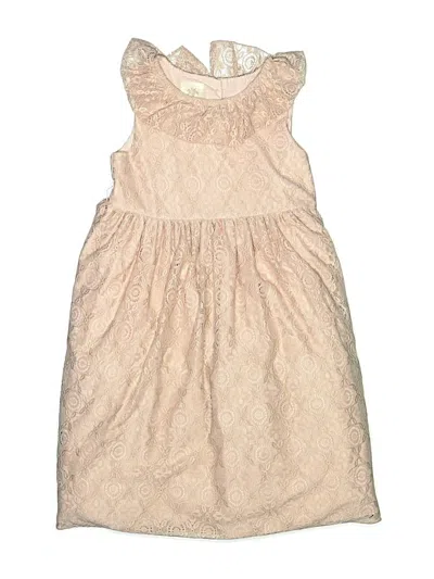 Pre-owned Laura Ashley Kids' Dress In Tan