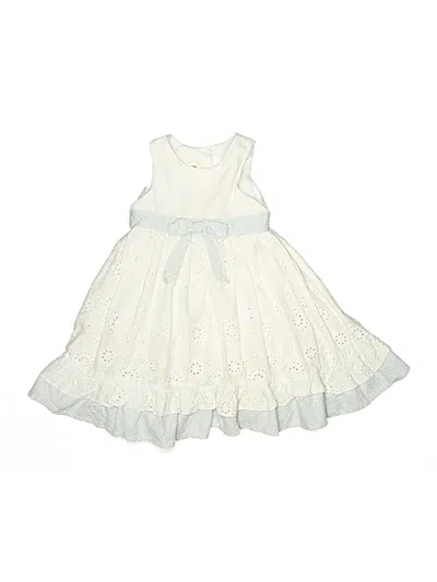 Pre-owned Laura Ashley Kids' Dress In White