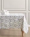 Laura Ashley Easy Care Pattern Tablecloth, 60" X 102" In White