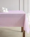 Laura Ashley Easy Care Solid Tablecloth, 60" X 102" In Pink