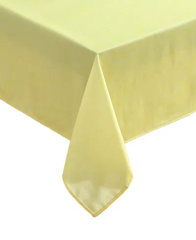 Laura Ashley Easy Care Solid Tablecloth, 60" X 84" In Yellow