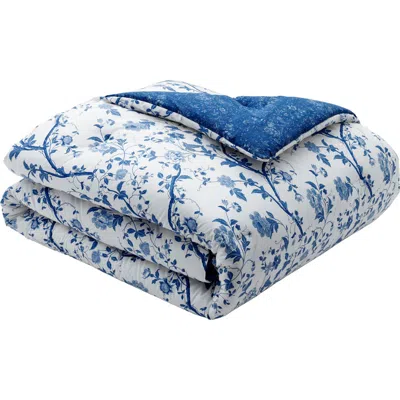 Laura Ashley Elise Duvet Cover & Shams Set In Blue