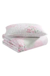 Laura Ashley Ellyn Quilt & Sham Set In Pink
