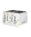 Laura Ashley Elveden White 4-slice Toaster In White