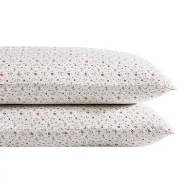 Laura Ashley Evie 300tc Pillowcase In White