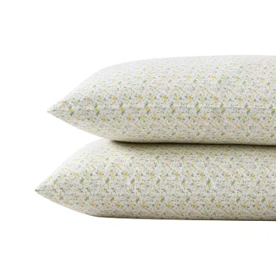 Laura Ashley Evie 300tc Pillowcase In Yellow