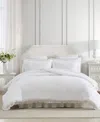 Laura Ashley Eyelet Ruffle Microfiber 2 Piece Comforter Set, Twin Xl In White