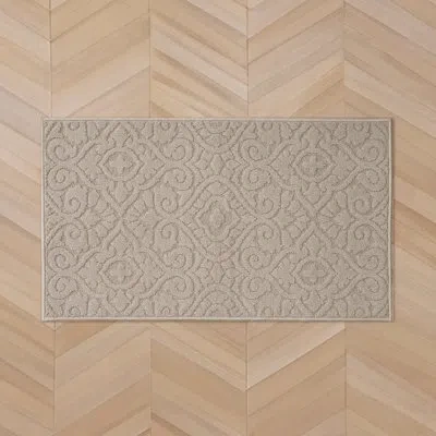 Laura Ashley Feya Solid  Hi-low Tufted Rugs In Gray