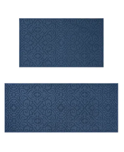 Laura Ashley Feya Tufted 2-pc. Runner Rug Set In Blue