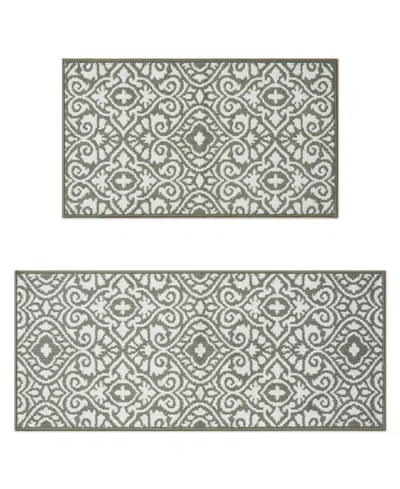 Laura Ashley Feya Tufted 2-pc. Runner Rug Set In Gray