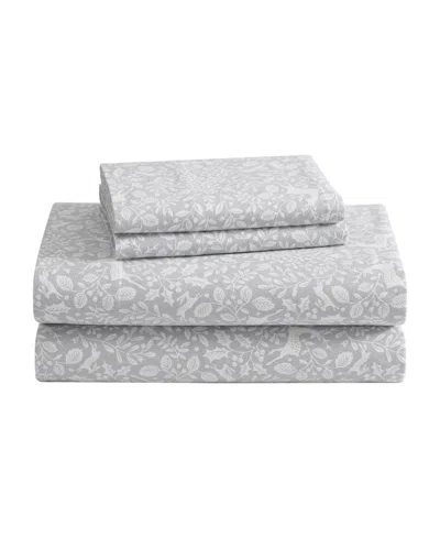 Laura Ashley Deer Dance Cotton Flannel Sheet Set