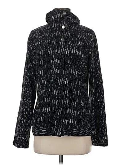 Pre-owned Laura Ashley Fleece Jacket In Black