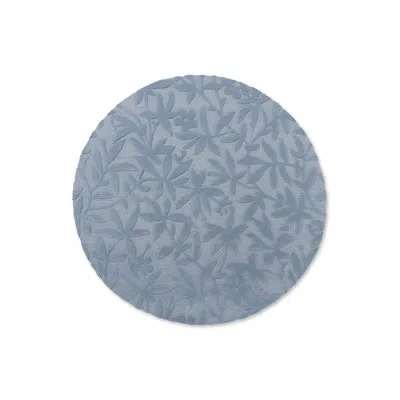 Laura Ashley Floral Hand Tufted Wool Area Rug In Blue