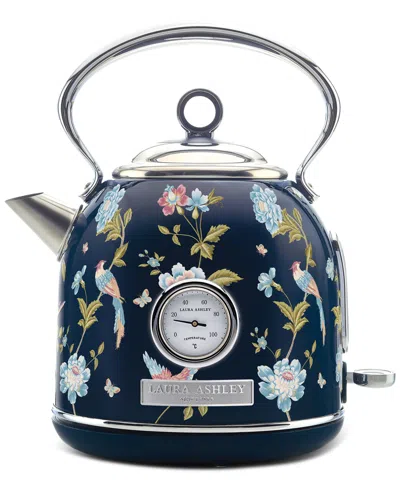 Laura Ashley Floral-print 1.7l Electric Dome Kettle In Elveden Navy