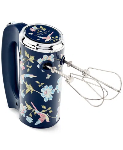 Laura Ashley Floral-print 5-speed 300-watt Hand Mixer In Elveden Navy