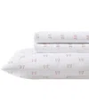 Laura Ashley Fluttery Friends Ultra Soft Sheet Set In Pink