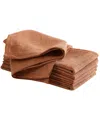 Laura Ashley Harper 18" X 18" Napkin, Set Of 6 In Spice