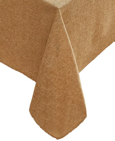 Laura Ashley Harper Tablecloth, 120" L X 60" W In Gold