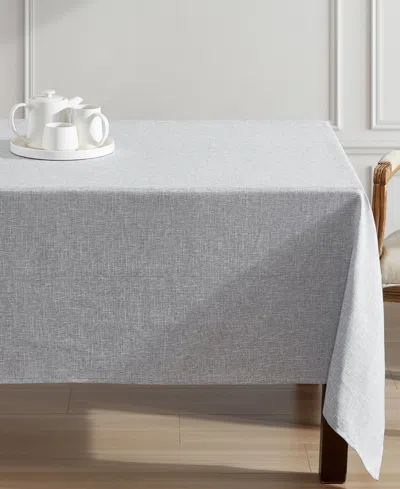 Laura Ashley Harper Tablecloth, 120" L X 60" W In Gray