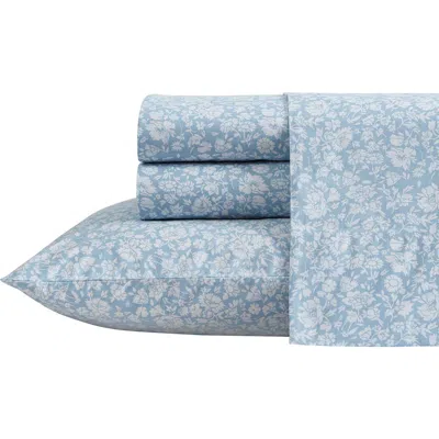 LAURA ASHLEY LAURA ASHLEY HEIRLOOM DITZY COTTON PERCALE SHEET SET