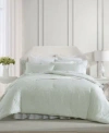 Laura Ashley Heirloom Ditzy Reversible Comforter Sets In Pale Green